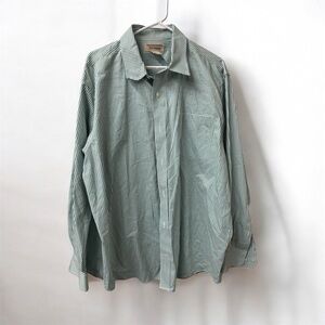 Duluth Trading Co Green Plaid Button Down Shirt